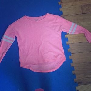 Striped pink longsleeve shirt